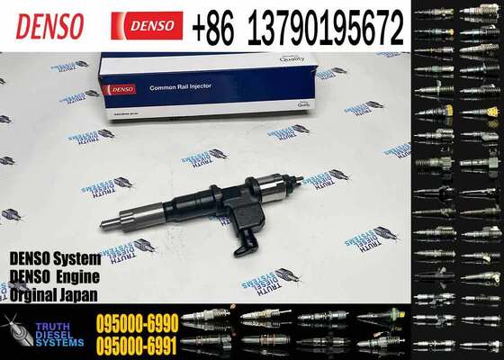 Truck Engine Parts Common Rail Diesel Fuel Injector 095000-6990 8-98011605-3