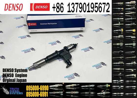 Truck Engine Parts Common Rail Diesel Fuel Injector 095000-6990 8-98011605-3