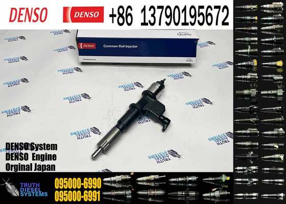 Truck Engine Parts Common Rail Diesel Fuel Injector 095000-6990 8-98011605-3