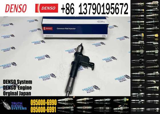 Truck Engine Parts Common Rail Diesel Fuel Injector 095000-6990 8-98011605-3