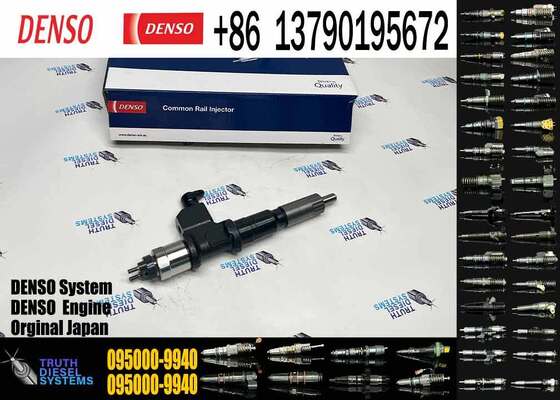 Truck Engine Parts Common Rail Diesel Fuel Injector 095000-9940 8-98246130-0