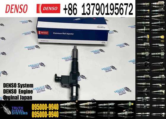 Truck Engine Parts Common Rail Diesel Fuel Injector 095000-9940 8-98246130-0