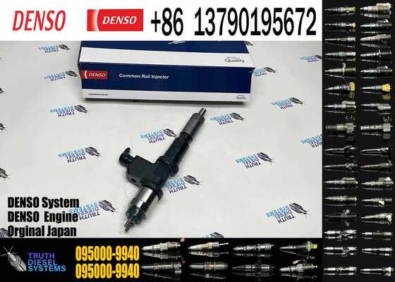 Truck Engine Parts Common Rail Diesel Fuel Injector 095000-9940 8-98246130-0