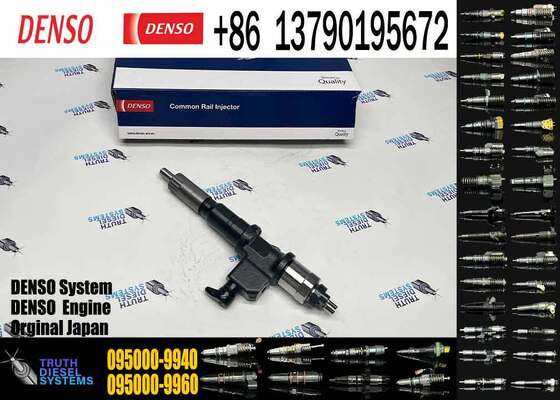 Truck Engine Parts Common Rail Diesel Fuel Injector 095000-9960 8-97435029-0
