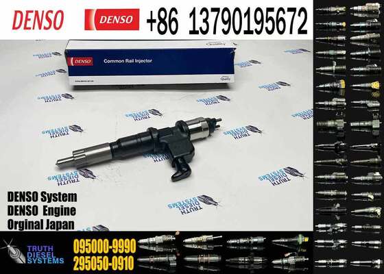 Truck Engine Parts Common Rail Diesel Fuel Injector 295050-0910 8-98159583-1