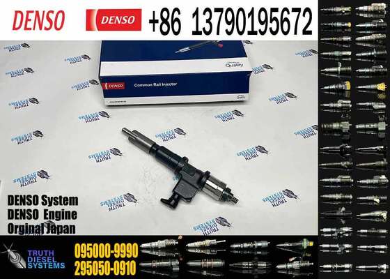 Truck Engine Parts Common Rail Diesel Fuel Injector 295050-0910 8-98159583-1