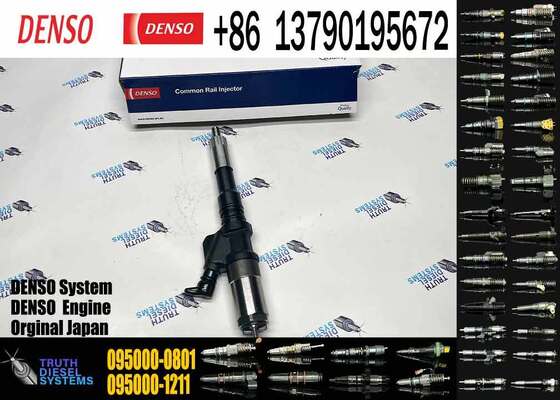 Diesel Fuel Injector 2095000-0800 095000-0801 6156-11-3100 for Komatsu Crawler Excavator 6D125 Engine PC400-7 PC450-7