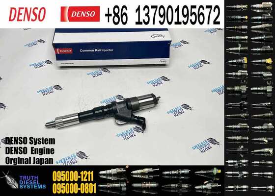 High Quality Common Rail Injector 6156-11-3300 095000-1211 for PC400-7 PC450-7 Excavator Injector Nozzle