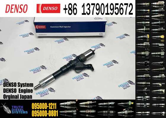 High Quality Common Rail Injector 6156-11-3300 095000-1211 for PC400-7 PC450-7 Excavator Injector Nozzle