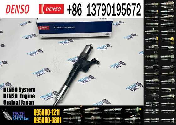 High Quality Common Rail Injector 6156-11-3300 095000-1211 for PC400-7 PC450-7 Excavator Injector Nozzle