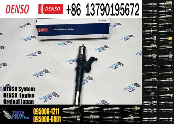 High Quality Common Rail Injector 6156-11-3300 095000-1211 for PC400-7 PC450-7 Excavator Injector Nozzle
