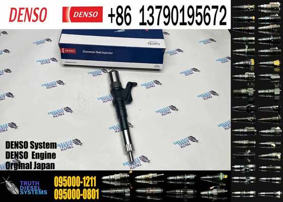 High Quality Common Rail Injector 6156-11-3300 095000-1211 for PC400-7 PC450-7 Excavator Injector Nozzle