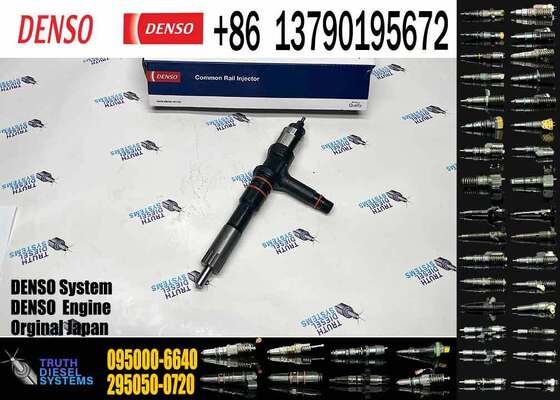 Diesel Engine Fuel Injector 095000-6640 6251-11-3200 for Komatsu PC400-7 PC450-8 Excavator Engine Parts