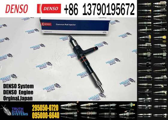 295050-0720 Fuel Injector 6252-11-3100 for Komatsu PC400-8 SAA6D125 Diesel Engine Common Rail Injection