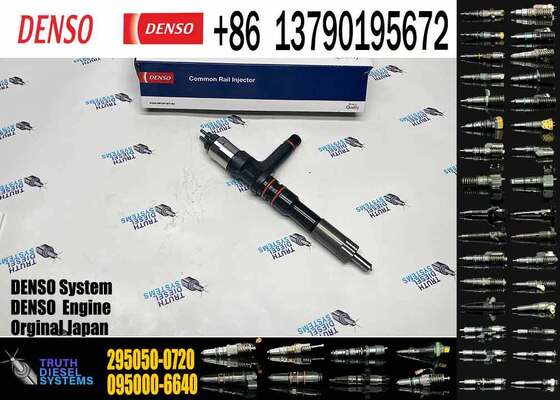 295050-0720 Fuel Injector 6252-11-3100 for Komatsu PC400-8 SAA6D125 Diesel Engine Common Rail Injection