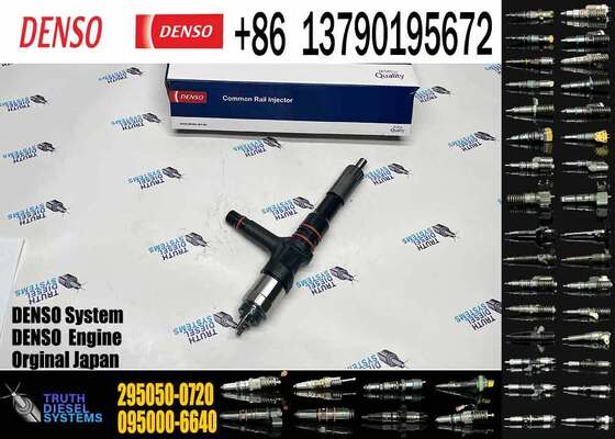 295050-0720 Fuel Injector 6252-11-3100 for Komatsu PC400-8 SAA6D125 Diesel Engine Common Rail Injection