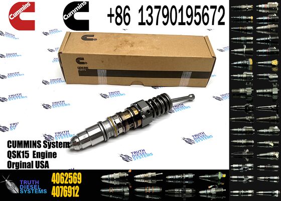 Common Rail Diesel Fuel Injector Remanufactured 4062568 4062569 4076912 4088301 4088327 Sprayer Excavator QSX15 Truck Parts