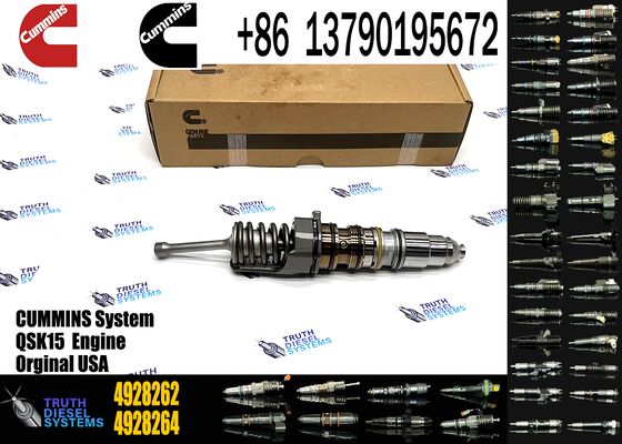 Common Rail Fuel Injector 4088665 4384260 4928260 4928262 4928264 for Sprayer Excavator QSX15 Injector Truck Parts
