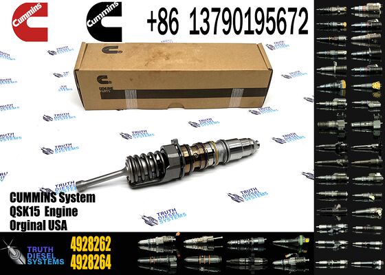 Common Rail Fuel Injector 4088665 4384260 4928260 4928262 4928264 for Sprayer Excavator QSX15 Injector Truck Parts