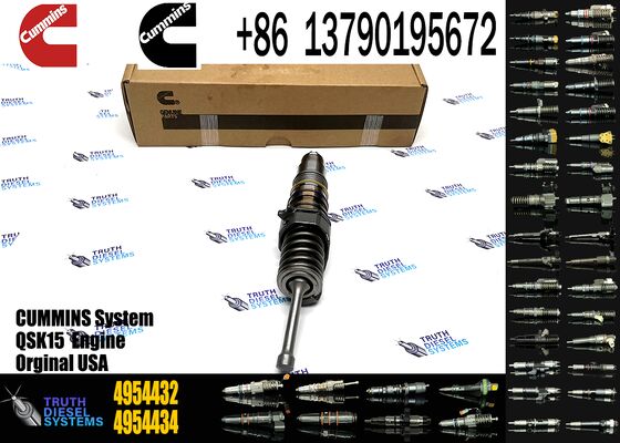 Common Rail Fuel Injector 4954432 4954434 4954644 4954888 for Sprayer Excavator QSX15 Injector Truck Parts