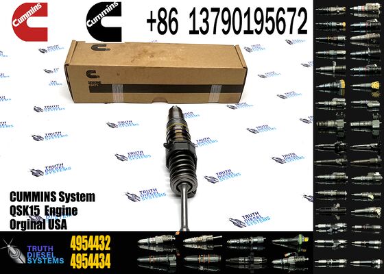 Common Rail Fuel Injector 4954432 4954434 4954644 4954888 for Sprayer Excavator QSX15 Injector Truck Parts