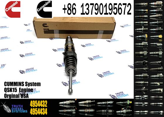 Common Rail Fuel Injector 4954432 4954434 4954644 4954888 for Sprayer Excavator QSX15 Injector Truck Parts
