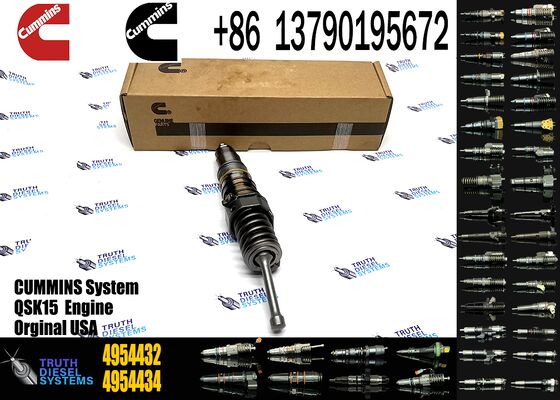 Common Rail Fuel Injector 4954432 4954434 4954644 4954888 for Sprayer Excavator QSX15 Injector Truck Parts