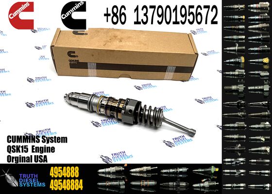 Common Rail Fuel Injector 4954432 4954434 4954644 4954888 for Sprayer Excavator QSX15 Injector Truck Parts