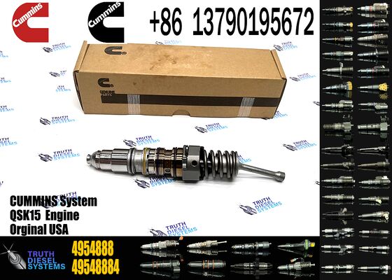 Common Rail Fuel Injector 4954432 4954434 4954644 4954888 for Sprayer Excavator QSX15 Injector Truck Parts