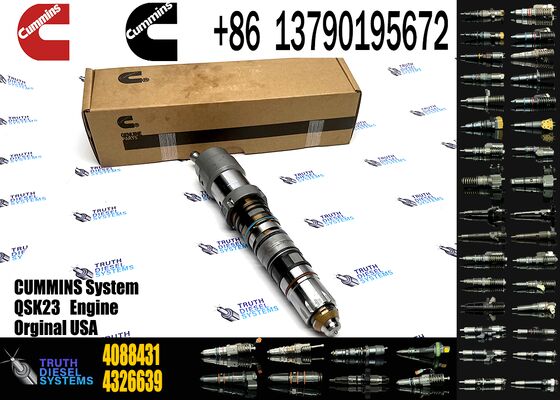 High Quality Common Rail Fuel Injector 4088431 for C-ummins Engine Qsk23 QSK19 4087889 4076533