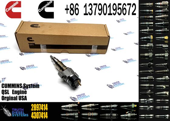 Common Rail Fuel Injector 2897414 4327072 4821827 4928421 for Sprayer Excavator ISL Injector Truck Parts Excavator Truck Parts Steel