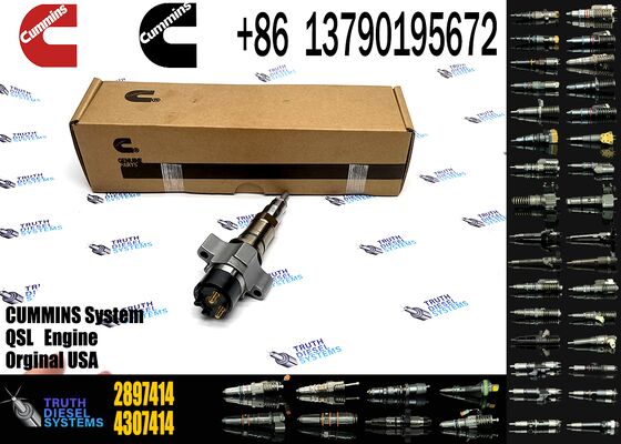 Common Rail Fuel Injector 2897414 4327072 4821827 4928421 for Sprayer Excavator ISL Injector Truck Parts Excavator Truck Parts Steel