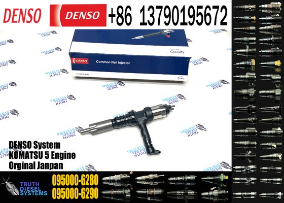 095000-6280 Fuel Injector 095000-6280 6219-11-3100 for Komatsu 140E SAA6D170 PC400-8 WA900-3 730E 6D140 SAA12V140E Diesel Engine