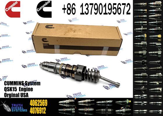 Construction Mechanical Diesel Engine Common Rail Fuel Injector 4954434 4062569 for Ccummins X15 ISX QSX Engine