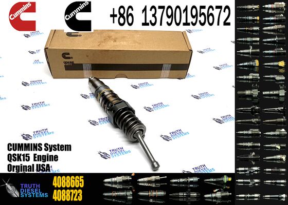Excavator Truck Parts Diesel Engine Fuel Common Rail Injector 4088665 4088725 4088301 for Ccummins QSX15 Engine Injection Nozzle
