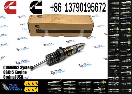 Common Rail Fuel Injector 4088665 4384260 4928260 4928262 4928264 for Sprayer Excavator QSX15 Injector Truck Auto parts