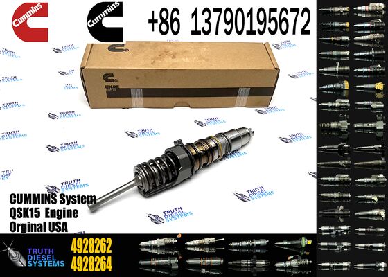 Common Rail Fuel Injector 4088665 4384260 4928260 4928262 4928264 for Sprayer Excavator QSX15 Injector Truck Auto parts
