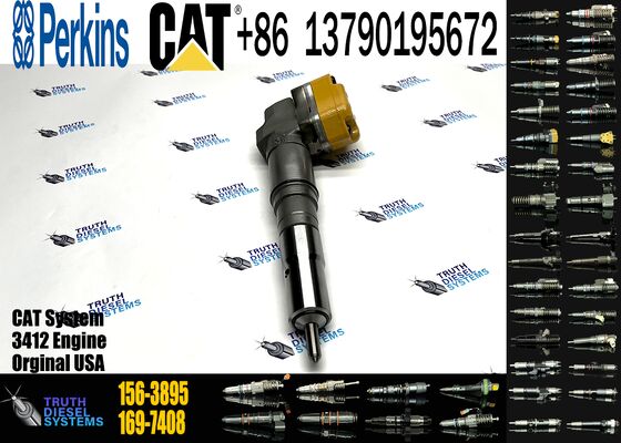 Fuel Injector 156-3895 111-7916 198-4752 20R-5392 198-6877 169-7408 171-9704 for C-A-T CCaterpillar 3412 Engine
