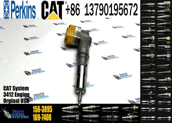 Fuel Injector 156-3895 111-7916 198-4752 20R-5392 198-6877 169-7408 171-9704 for C-A-T CCaterpillar 3412 Engine