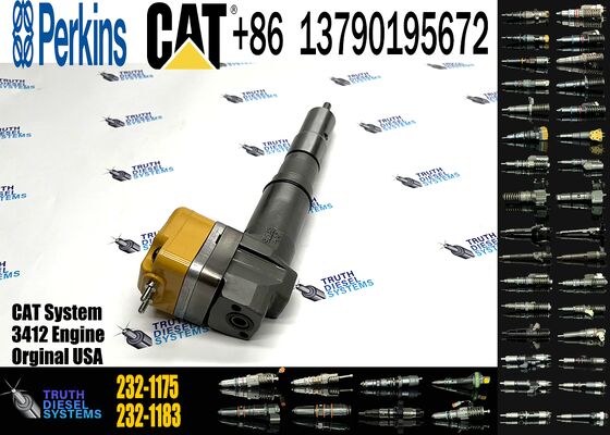 Diesel Fuel Injector 232-1171 232-1175 174-7526 for 3412E Diesel Engine Spare Parts