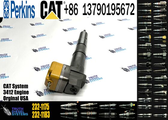 Diesel Fuel Injector 232-1171 232-1175 174-7526 for 3412E Diesel Engine Spare Parts