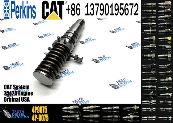 High Quality Excavator Parts Fuel Injector 4P-9075 4P-9076 for 3508 3512 3516 Engine Injector 4P9075 4P9076