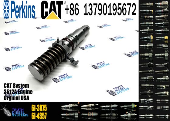 Genuine 10R-3053 2W5201 4P-9075 4P-9076 Injector Fuel 4P-9077 6I-3075 6I-4355 6i-4357 7C-0345 Fuel Injector for Ccaterpillar