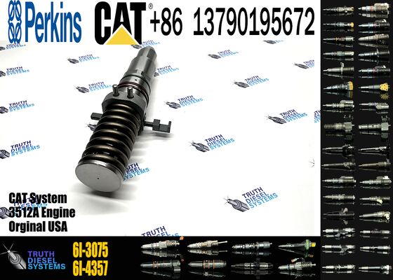Genuine 10R-3053 2W5201 4P-9075 4P-9076 Injector Fuel 4P-9077 6I-3075 6I-4355 6i-4357 7C-0345 Fuel Injector for Ccaterpillar