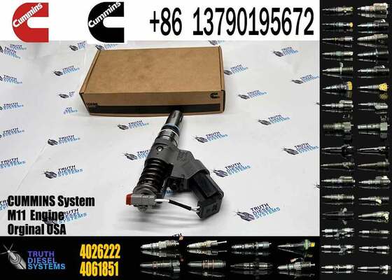 CUMMINS 3087557 3411758 4903319 3095040 3411845 4903472 3411752 4026222 4928171 3037772 Engine Fuel Injector For Cummins M11 ISM11 QSM11