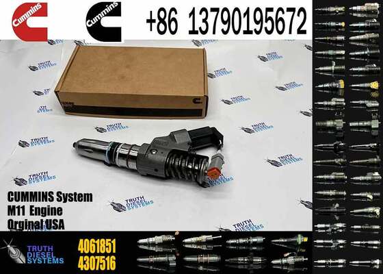 CUMMINS Excavator Engine Parts QSM11 ISM11 M11 Engine Fuel Injector 4902921 3411754 4903319 4061851