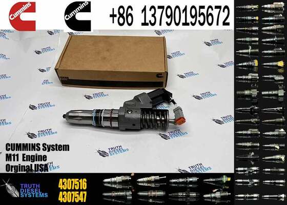 CUMMINS 4307516 4384360 4307776 3411756 Injector Construction Machinery Excavator Parts for QSM11 ISM11 M11 Diesel Engine
