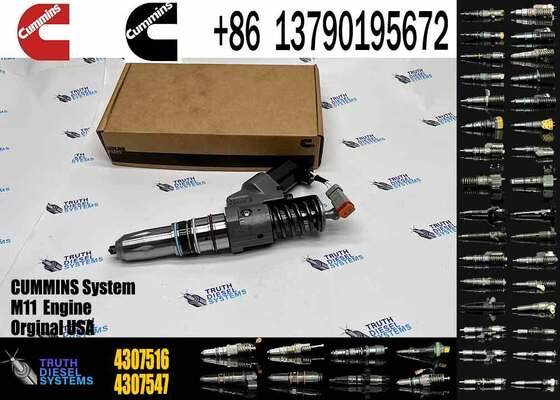 CUMMINS 4307516 4384360 4307776 3411756 Injector Construction Machinery Excavator Parts for QSM11 ISM11 M11 Diesel Engine