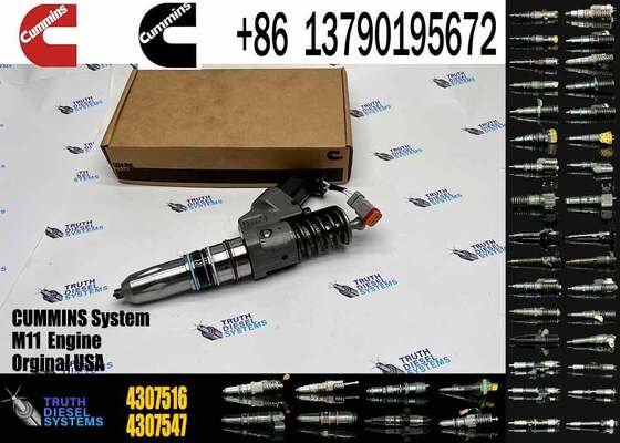 CUMMINS 4307516 4384360 4307776 3411756 Injector Construction Machinery Excavator Parts for QSM11 ISM11 M11 Diesel Engine