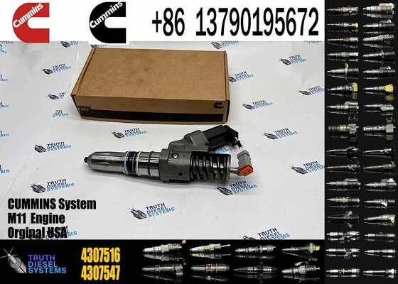 CUMMINS 4307516 4384360 4307776 3411756 Injector Construction Machinery Excavator Parts for QSM11 ISM11 M11 Diesel Engine